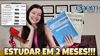 COMO ESTUDAR PARA O ENEM 2023 EM 2 MESES l O que estudar em 2 meses para o Enem!