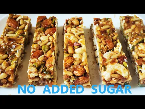 Download MP3 Healthy Nut Bar with Honey without added Sugar | Simple and easy Nut Bar Recipe