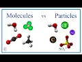 Molecule vs Particle in Chemistry