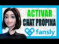 Fansly - Como activar CHAT PROPINA How to activate TIP CHAT