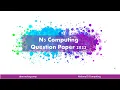 N5 Computing 2022 Q10 - Arrays running total