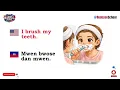 50 short phrases for an Evening Routine in English and Haitian Creole