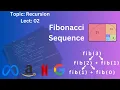 Nth Fibonacci Number Iterative vs Recursive Recursion Series Continues