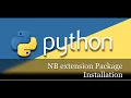 NBextension Installation