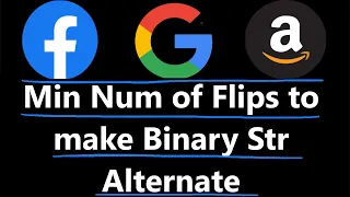 Minimum Number of Flips to make Binary String Alternating - Sliding Window