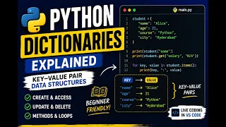 Python Dictionaries Explained Key-Value Pair Data Structures