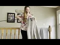 MEETBILY Grey Linen Back Tab Curtains - 108 Inches Long 2 Panel Set