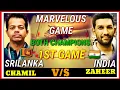 Download Lagu 🌍  CHAMPIONS  🌍 1ST SET || ZAHEER PASHA (INDIA) V/S CHAMIL COORAY (SRILANKA) #nationalplayers
