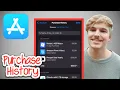 How to See Purchase History on Apple App Store 2025