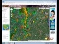 Real time lightning map of storms approaching DC Metro