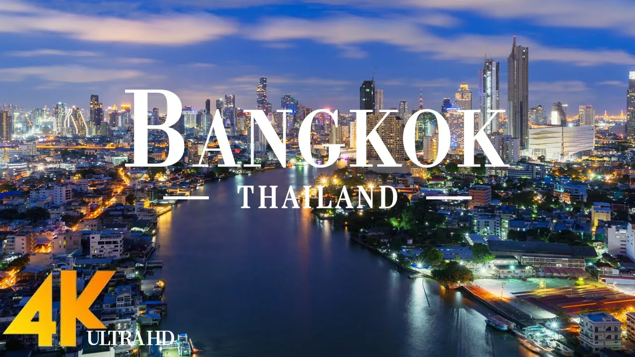 Bangkok 4K Ultra HD • Stunning Footage Bangkok | Scenic Relaxation Film with Calming Music