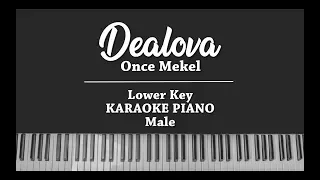 Download Dealova (LOWER KARAOKE PIANO COVER) Once Mekel MP3