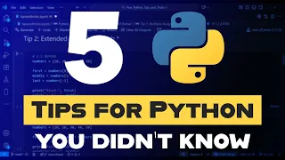 5 PYTHON TIPS AND TRICKS TO BECOME A BETTER CODER