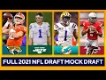 FULL 2021 NFL Mock Draft With Trades CBS Sports