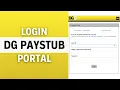 How To Login DG Paystub Portal 2024