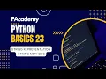 Python Basics 23 Essential Concepts - String Representation String Methods