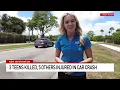 Three teens killed five others critically injured in Boca Raton car crash