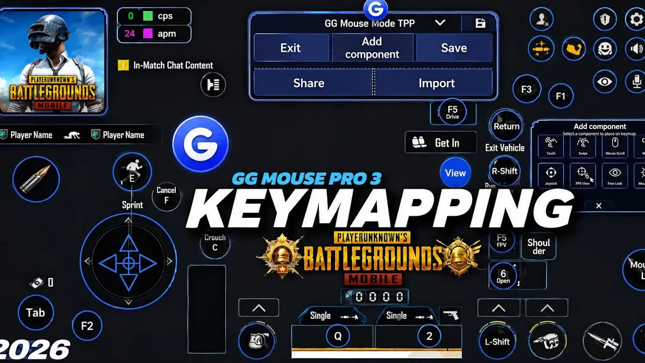 GG Mouse Pro 3 Update PUBG Mobile Keymapping Kaise Kare Full Setup