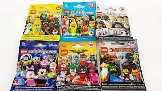 6 verschiedene LEGO Minifiguren Blindbags Opening / Unboxing / deutsch