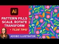 Pattern Fills How to Scale and Transform Patterns in Illustrator