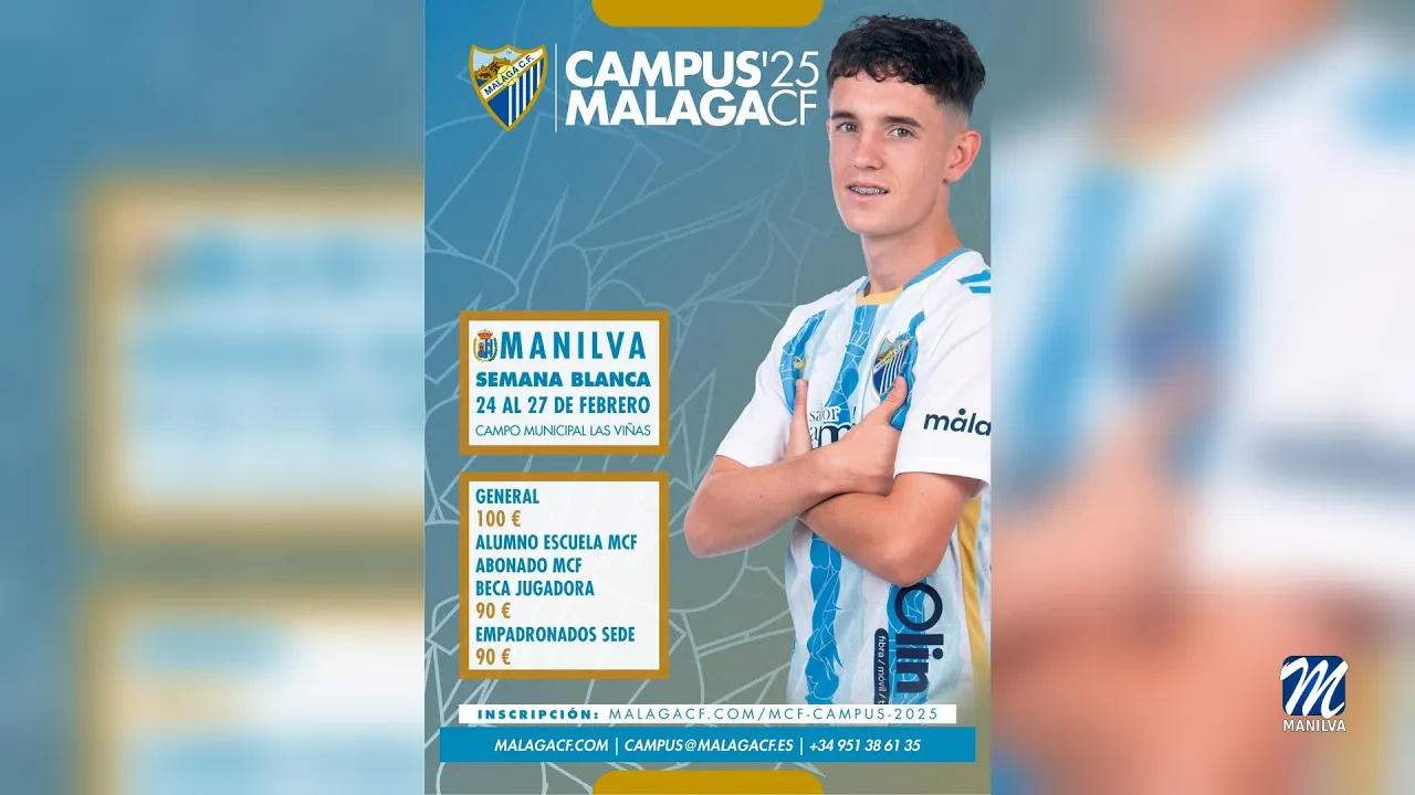 Aún pueden inscribirse en el Campus Málaga CF 2025
