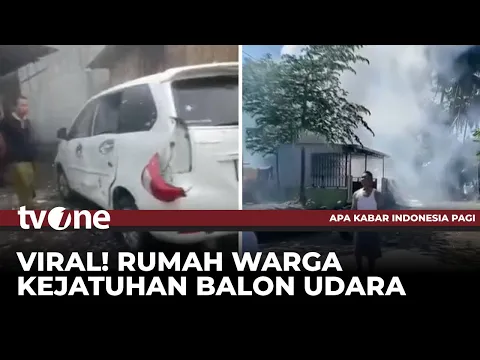 Balon Udara Jatuh ke Rumah Warga di Kawasan Blitar