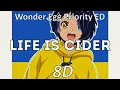 Download Lagu Wonder Egg Priority Ending Full | Life is Cider By Anemoria | 8D Audio