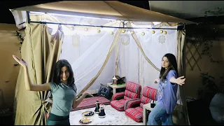 اشترينا زينة وخيمة رمضان 
