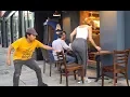 Chair Pulling Prank in West Hollywood!!!