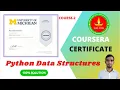Python Data Structure Coursera complete Assignment Solution Python for Everybody 100 Solution