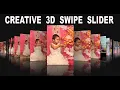 Responsive Touch Slider Using Html CSS Swiper js 3D Responsive Slider