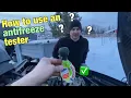 How to use an antifreeze tester How to use a coolant tester