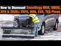 SnowDogg How-To How to Dismount SnowDogg RapidLink Snow Plows Specific Models Years