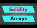 Solidity Tutorial Arrays Declare Read Update Delete