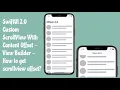 SwiftUI 2 0 Building Custom ScrollView With Content Offset Using View Builder - SwiftUI Tutorials