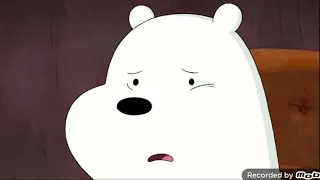 We Bare Bears Clips Grizz crying while Panda gets fixes his laptop