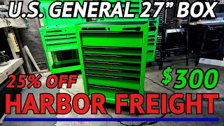 Buying a 27 U S General Rolling Toolbox from Harbor Freight