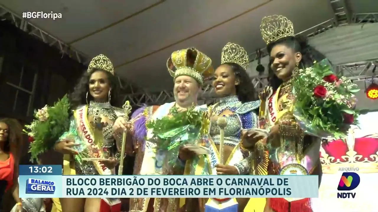 Berbigão do Boca: homenagem ao Mestre Rato abre o Carnaval de Rua 2024, em Florianópolis