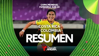 Costa Rica vs. Colombia | Highlights Copa Mundial Sub-20 Femenina | Telemundo Deportes