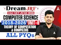 UGC NET Computer Science UGC NET Computer Science Unit 8 Theory Of Computation And Compilers