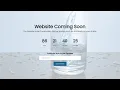 How to Make a Coming Soon Website Using HTML CSS and JavaScript