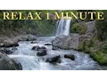 Download Lagu Relax 1 min - Waterfall - Relaxing Nature Sounds