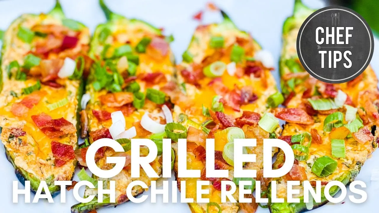 Grilled Hatch Chile Relleno Recipe - Grilled Stuffed Peppers - Chef Tips