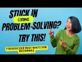 Pseudocode Basics python Opps concept Step - by-step guide interviewquestions tutorial