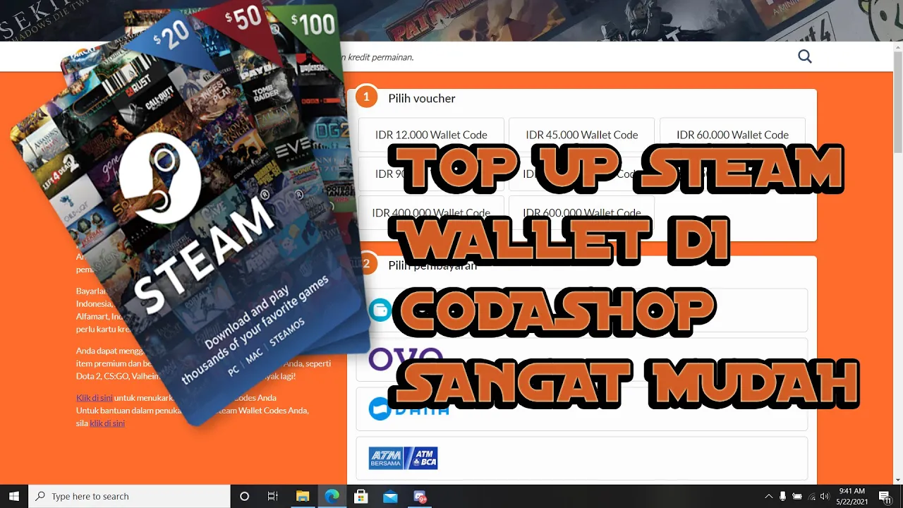 CARA BELI GAME STEAM DENGAN MUDAH TANPA RIBET