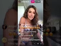 MOLLY ESKAM CAT WALKS ON INSTAGRAM LIVE