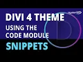 Divi 4 Using The Code Module