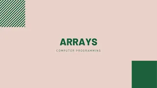 Arrays