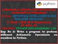 PYTHON PROGRAMMING LAB Exp 2