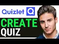 How To Create Quiz in Quizlet Updated
